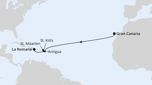 aida-cruises-von-gran-canaria-in-die-dominikanische-republik-2024